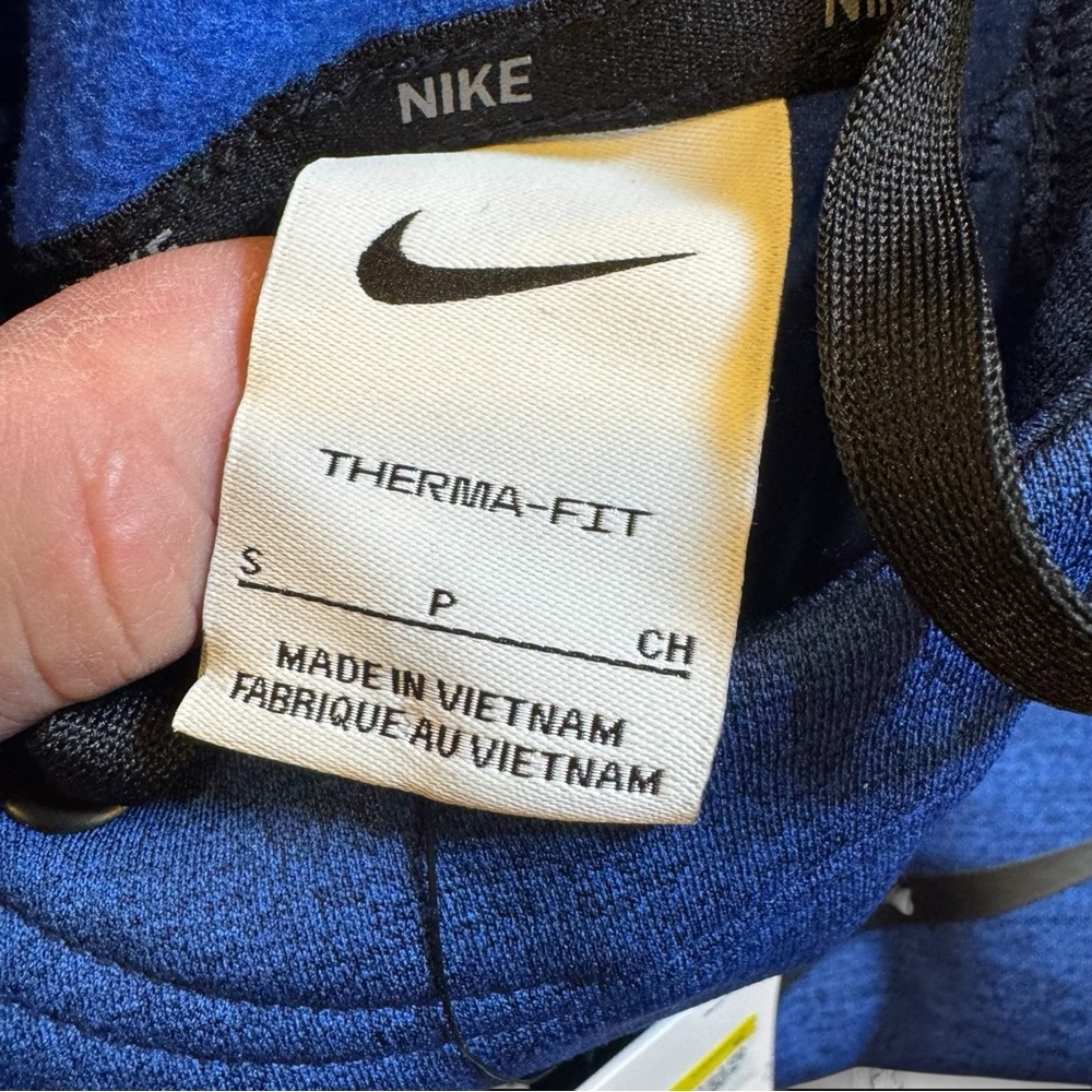 NWT Nike Therma-Fit Training Hoodie HEATHER BLUE CU6238-492 Men's Size S Small - Picture 8 of 9